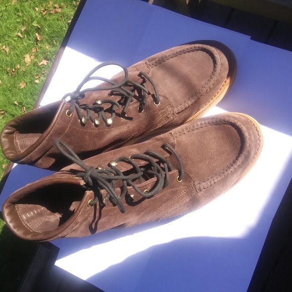 Timberland's Dark brown leather suede boots size 9M Vibram soles - Picture 2 of 15